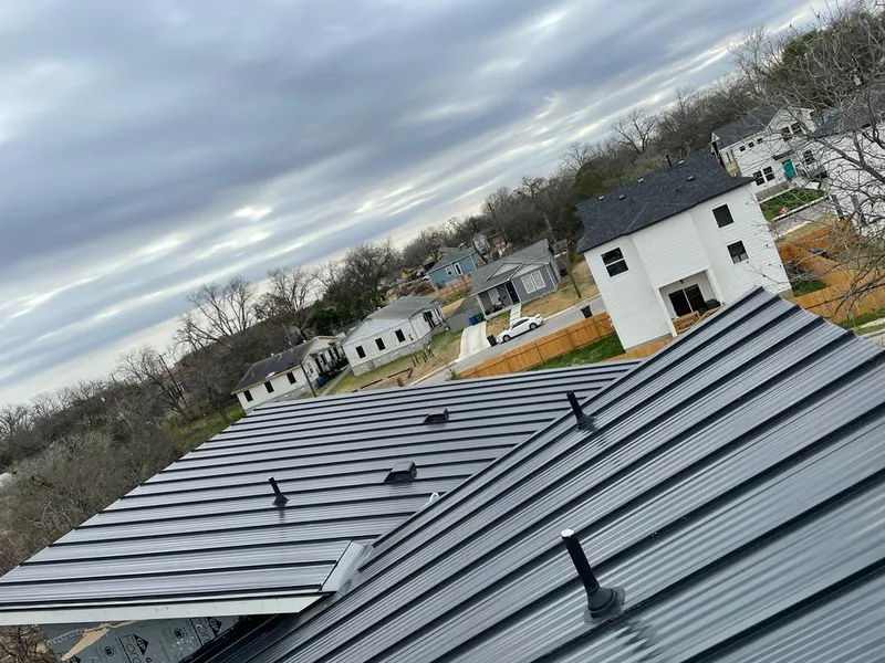 Standing seam metal roof panels with vents for Skylight Repair in Radnor